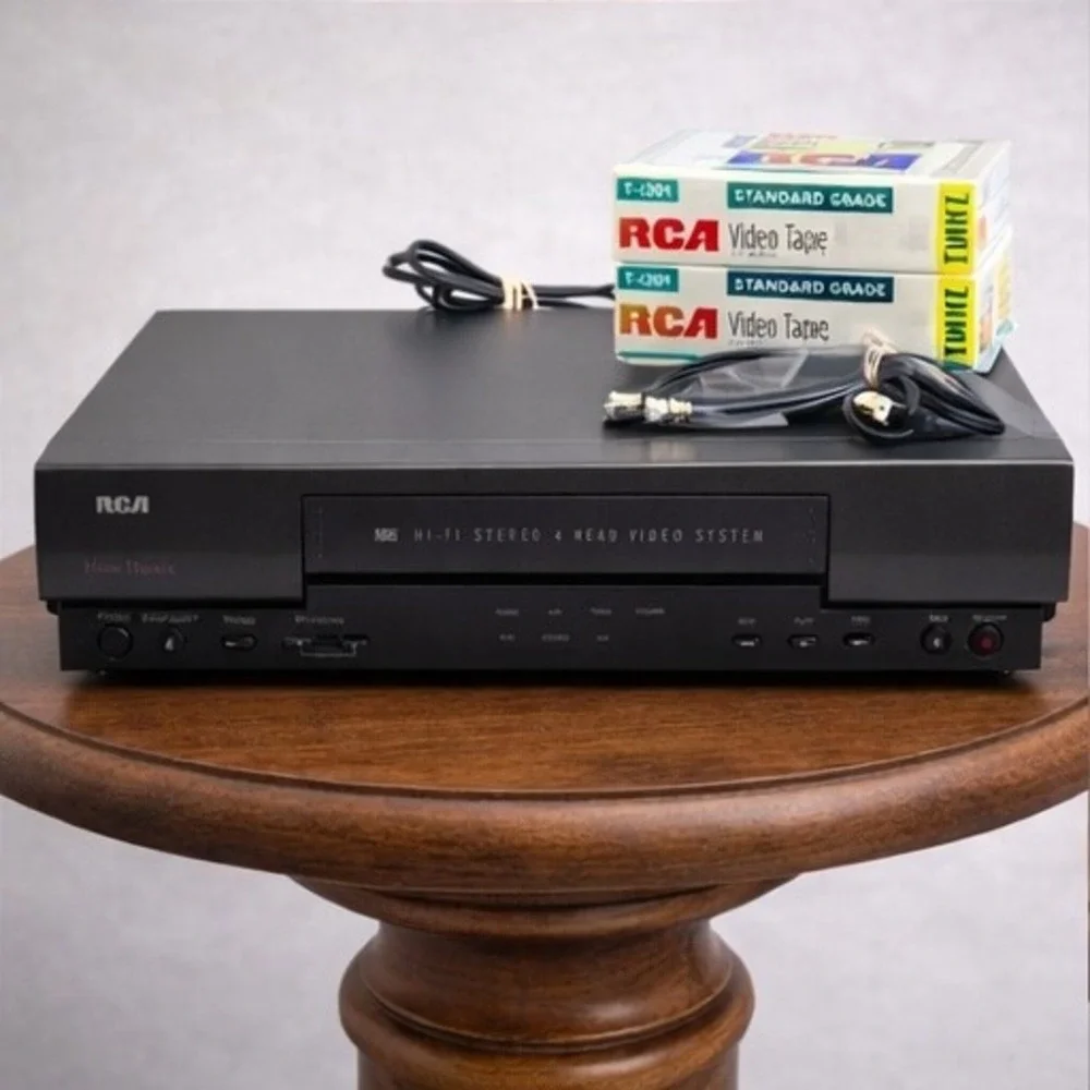 RCA VR603AHF Home Theatre VHS Hi Fi Stereo 4 Head Video Cassette Recorder Player